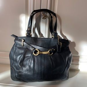 Coach Hampton 12476 pebble Leather bag